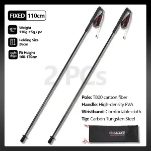 2PCs Trekking Poles
