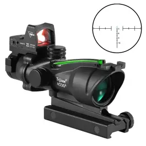 Adjustable 4x32 Red Dot 1x 4x Scope